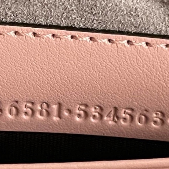💎Gucci💎 Marmont *Triple Zip* Nude Blush Pink Camera  Crossbody - Picture 4 of 12